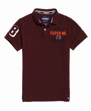 Superdry Superstate Shadow Férfi Póló Bordó | ACELZ3570